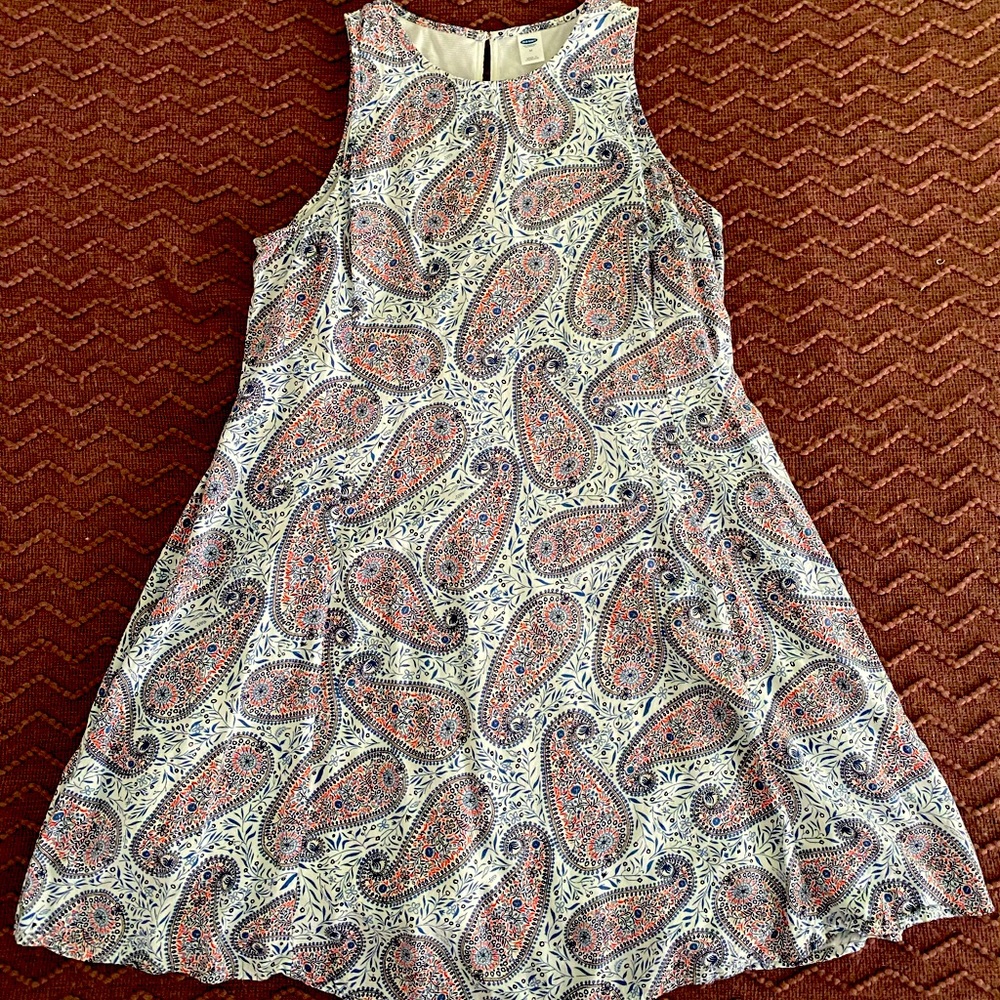 Paisley babydoll dress